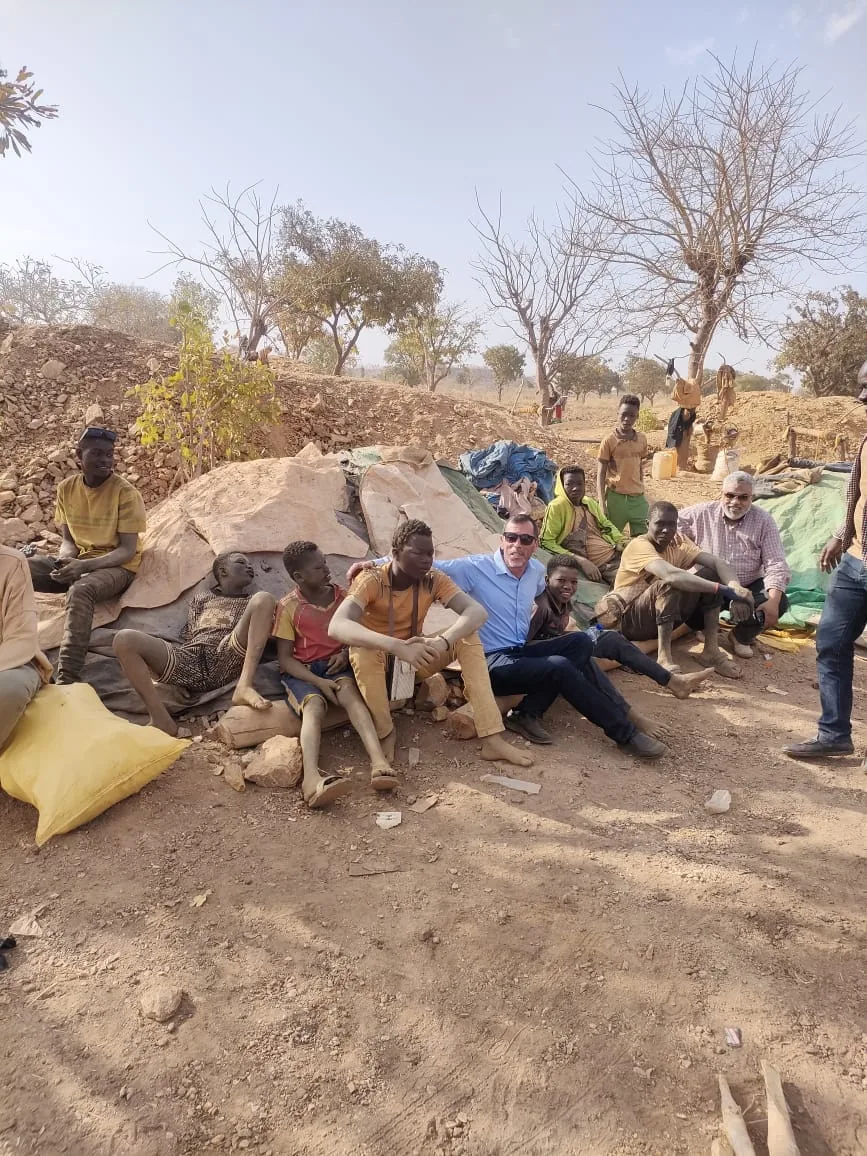 Équipe sur le terrain au Burkina Faso
